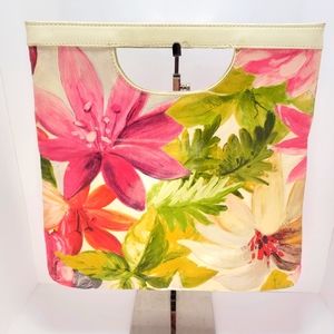 MAURIZIO TAIUTI Floral Leather Handbag P89‎